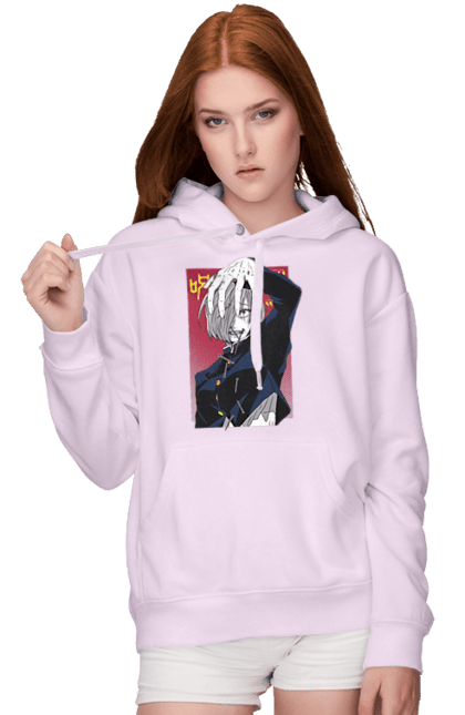 Women's hoodie with prints Jujutsu Kaisen Nobara. Anime, dark fantasy, jujutsu kaisen, magic battle, manga, mystic, nobara, nobara kugisaki. 2070702