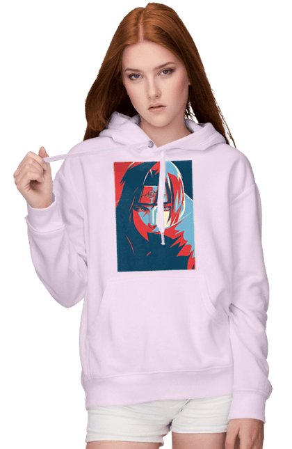 Women's hoodie with prints Naruto Itachi. Anime, character, itachi, itachi uchiha, manga, naruto, ninja, tv series, uchiha. 2070702