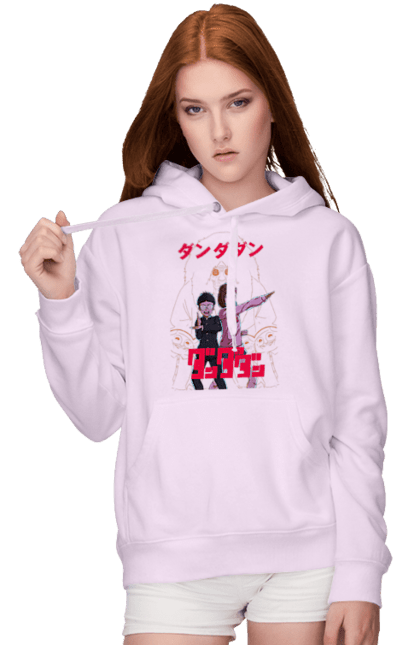 Women`s hoodie with prints Dandadan. Anime, ayase, dandadan, ken takakura, manga, momo ayase, okarun, takakura. 2070702