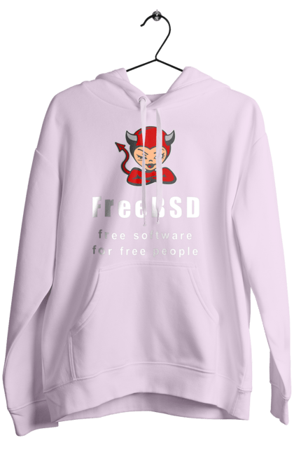 Women`s hoodie with prints Freebsd For Free. Administrator, availability, beast, bsd, daemon, demoness, free, freebsd, freedom, independence, is free, it, it specialist, operating system, os, programmer, red, software, sysadmin, system, system administrator, text, unix, white. 2070702