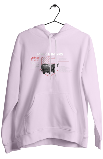 Women`s hoodie with prints M142 HIMARS. Himars, industrious, m142 himars, weapon. 2070702