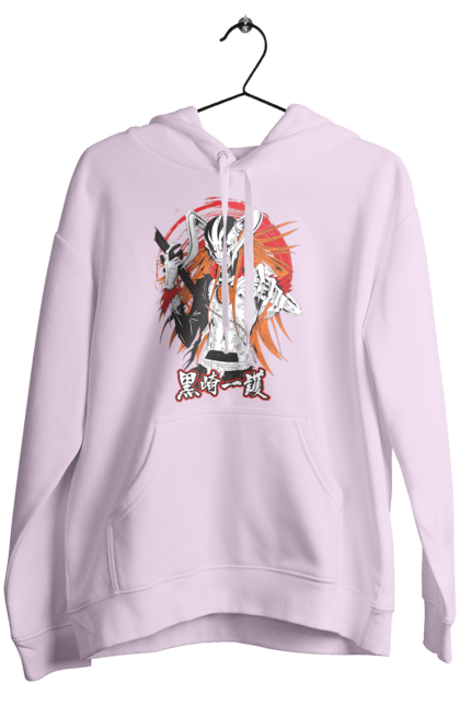 Women's hoodie with prints Bleach Ichigo Kurosaki. Anime, bleach, ichigo, ichigo kurosaki, manga. 2070702