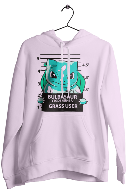 Women's hoodie with prints Pokemon Bulbasaur. Anime, bulbasaur, games, nintendo, pokemon, pokemon go. 2070702