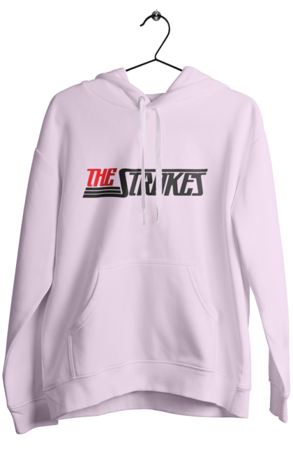 Women's hoodie with prints The Strokes. Alternative rock, garage rock, group, indie, indie rock, music, post-punk revival, rock, strokes. 2070702