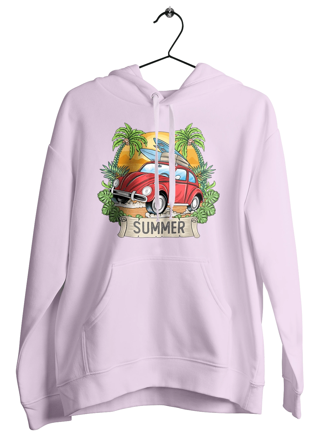 Summer, Car And Palm Trees