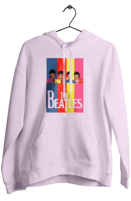 Women's hoodie with prints The Beatles. Beatles, george harrison, john lennon, liverpool four, music, paul mccartney, ringo starr. 2070702