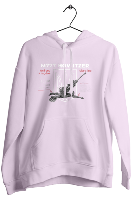 Women`s hoodie with prints 155 мм M777. Archer, bayraktar, himars, howitzer, javelin, m777, patriot, weapons, zaluzhny. 2070702