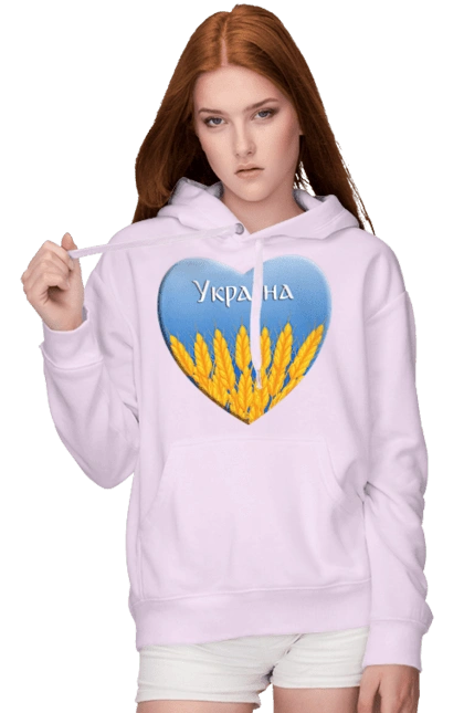 Серце з колосками Україна