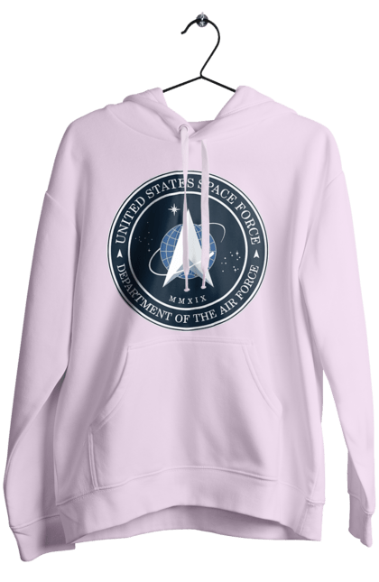 Women's hoodie with prints United States Space Force. Emblem, political, politics, space, space force, space travel, united states, ussf. 2070702