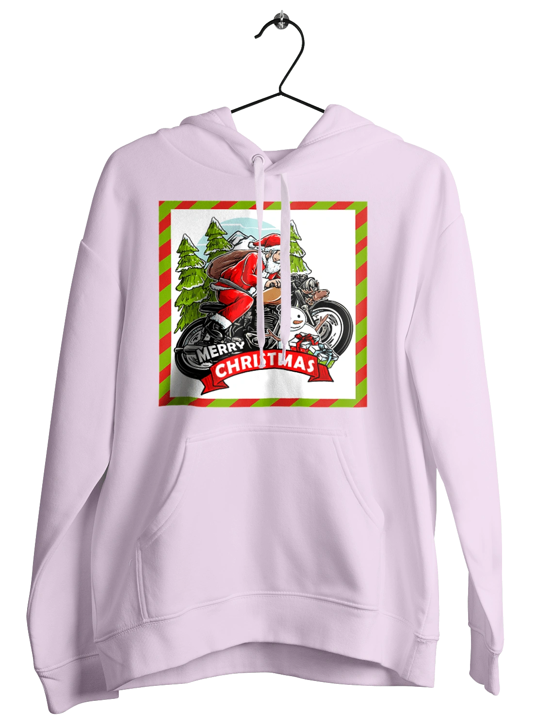 Santa on a motorcycle