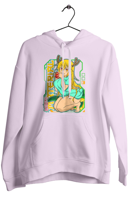 Women's hoodie with prints Miss Kobayashi's Dragon Maid. Anime, dragon, kobayashi, manga, miss kobayashi, toru kobayashi. 2070702