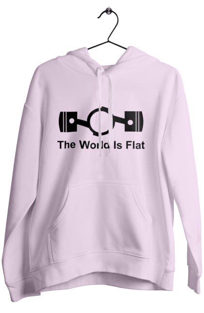 Women`s hoodie with prints World Flat. Auto, detail. 2070702
