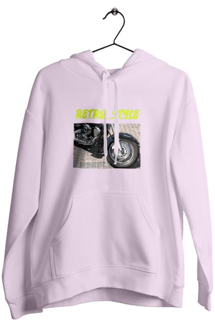 Women`s hoodie with prints Moto2. Bike, motorbike, retro, road, speed, style. 2070702