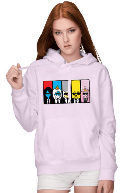 Women's hoodie with prints Adventure Time. Adventure time, animated series, cartoon network, land of ooo, tv series. 2070702