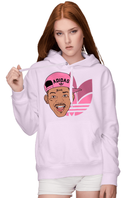 Жіноче худі з принтом "Adidas Вілл Сміт". Adidas, will smith, адідас, актор, вілл сміт, кіно, роль, фільм. 2070702