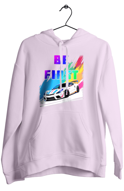 Women`s hoodie with prints Race. Automobile, race, sport car, sports car. 2070702