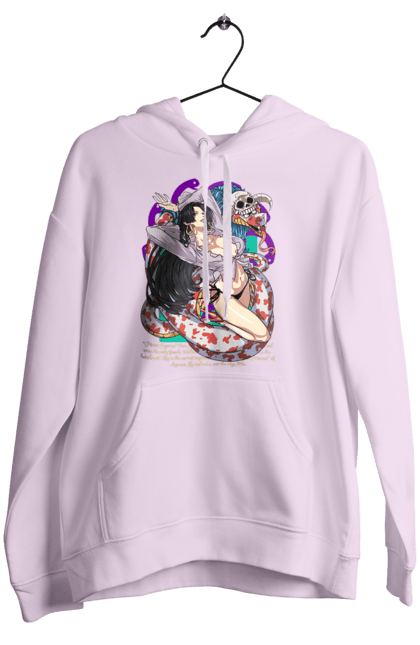 Women's hoodie with prints One Piece Boa Hancock. Anime, boa hancock, manga, one piece, pirate empress, straw hat pirates. 2070702