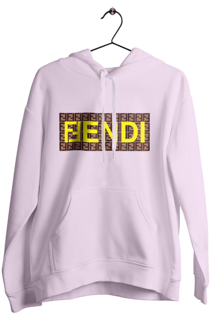 Женское худи с принтом 9. Fendi, lvmh, бренд, дом моды, италия, люкс, мода, одежда, сумка, фенди. 2070702