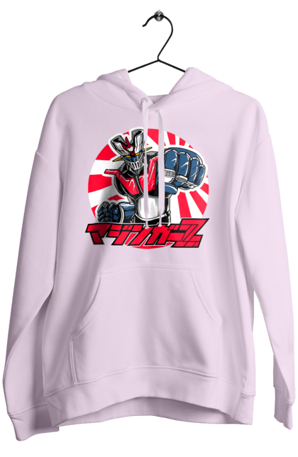 Women's hoodie with prints Mazinger Z Grendizer. Anime, goldorak, goldrake, grendizer, manga, mazinger z, mecha, robots. 2070702