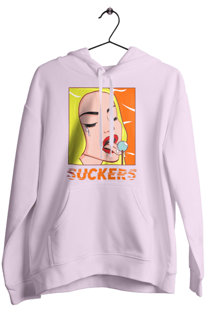 Women`s hoodie with prints Suckers. Chupa chups, cool, funny, humor, meme, sackers. 2070702
