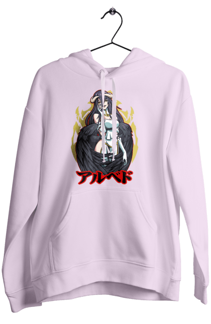 Women's hoodie with prints Overlord Albedo. Albedo, anime, lord, overlord, tv series. 2070702