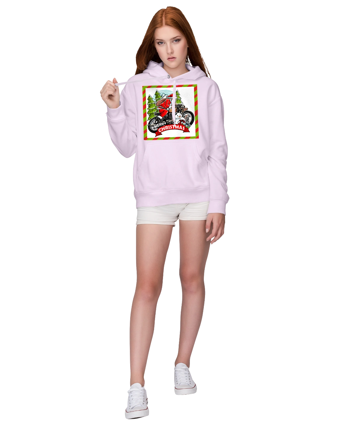 Santa on a motorcycle