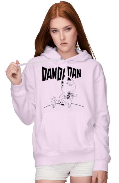 Жіноче худі з принтом "Дандадан Турбо бабка". Dandadan, turbo granny, yokai, аніме, дандадан, йокай, манга, турбо-бабка. 2070702