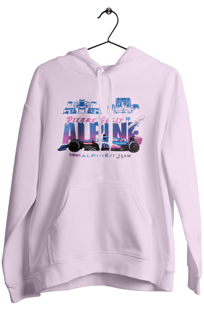 Women's hoodie with prints Alpine F1 Team. Alpine, alpine f1 team, auto, automobile, bwt, car, racing car. 2070702