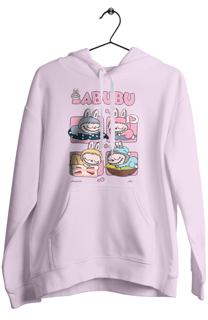 Women`s hoodie with prints Labubu`s Dream. Labubu, toys, weird cute. 2070702