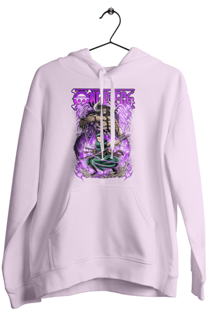 Women's hoodie with prints One Piece Zoro. Anime, manga, one piece, roronoa zoro, straw hat pirates, swordsman, zoro. 2070702