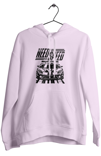 Жіноче худі з принтом "Жага швидкості". Відео ігри, гонки, ігри, комп ютерні ігри, машини, симулятори, швидкість. 2070702