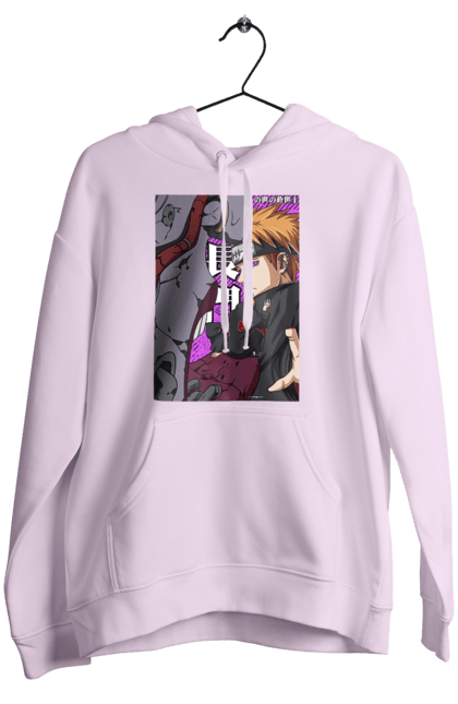 Women's hoodie with prints Naruto Yahiko. Akatsuki, anime, character, manga, naruto, ninja, pain, tv series, yahiko. 2070702