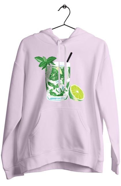 Women`s hoodie with prints Mojito And Lemon Drink. Drink, lemon, mojito. 2070702