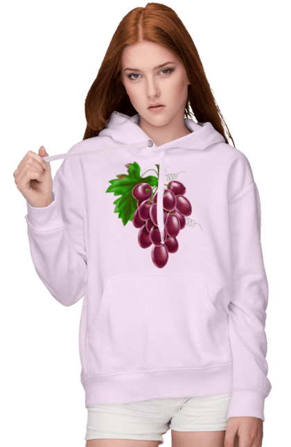 Women`s hoodie with prints Grapes. Grapes. 2070702