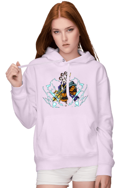 Women's hoodie with prints One Piece Enel. Anime, enel, god, manga, one piece, straw hat pirates. 2070702