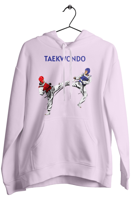 Женское худи с принтом Taekwondo training02 [Converted]. Taekwondo, боевое искусство, корея, спорт, таэквондо, тренировка. 2070702