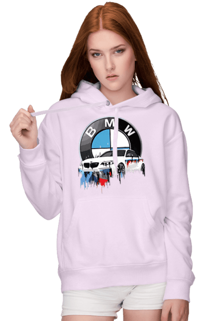 Women`s hoodie with prints BMW. Auto, bmw, bmw fan, fan club. 2070702
