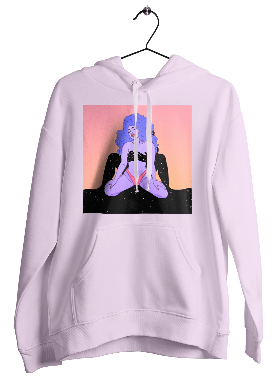 Purple Girl In Panties