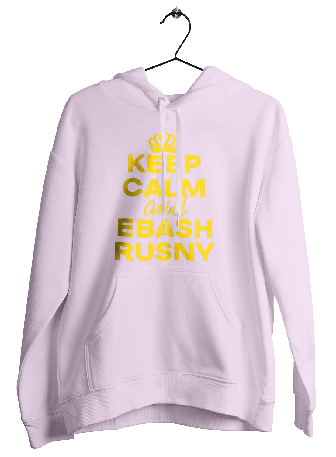 Keep Calm and Ebash Rusny yellow