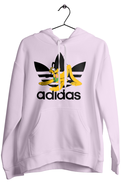 Жіноче худі з принтом "Adidas Плуто". Adidas, pluto, адідас, мультсеріал, плуто, серіал, собака. 2070702