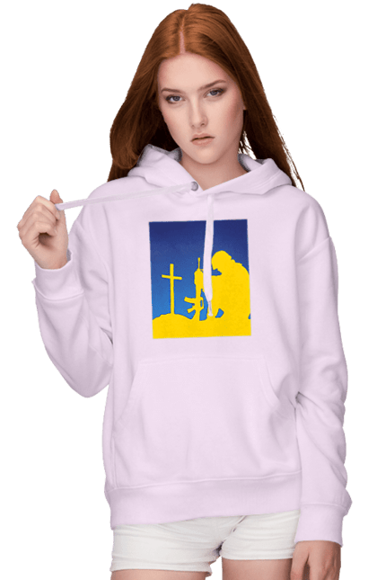 Жіноче худі з принтом "Патріот". Патриот, патриотизм, победа, свобода, украина, украинец. 2070702