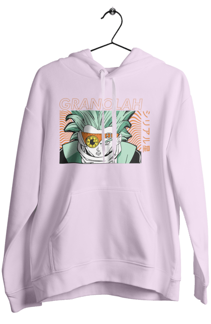 Women's hoodie with prints Dragon Ball Granolah. Anime, dragon ball, goku, granolah, manga, tv series, vegeta. 2070702