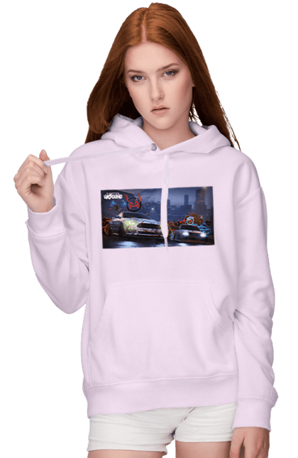Women`s hoodie with prints Need for Speed Unbound. Heat, need, need for speed, nfs, speed, unbound. 2070702
