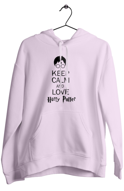 Жіноче худі з принтом "Keep calm and love Harry Potter". Gryffindor, harry potter, hogwarts, keep calm, гаррі поттер, грифіндор, книга, фільм, франшиза, хогвартс. 2070702