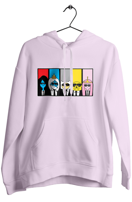 Women's hoodie with prints Adventure Time. Adventure time, animated series, cartoon network, land of ooo, tv series. 2070702