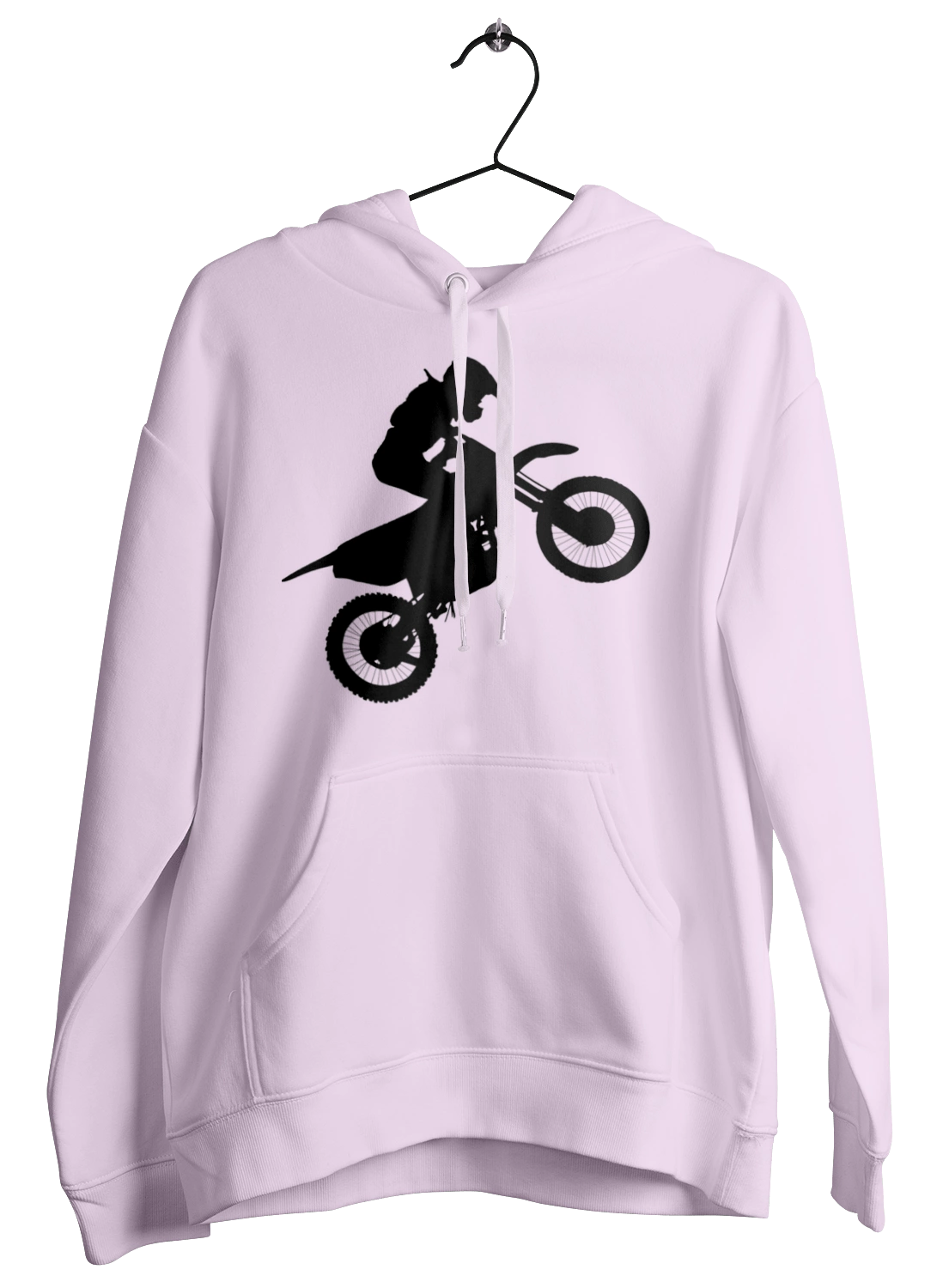 Silhouette Of A Motorcyclist