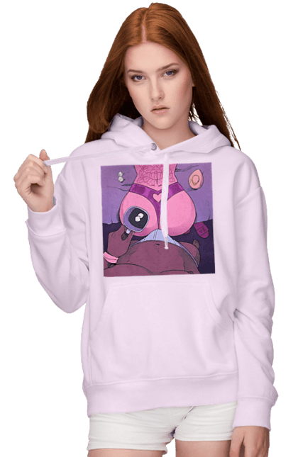 Women`s hoodie with prints Morning Coffee With Ass. Ass, coffee, naked, shorts. 2070702