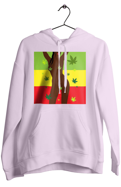 Women`s hoodie with prints Naked Girl And Hemp. Hemp, naked, smoke, tits. 2070702