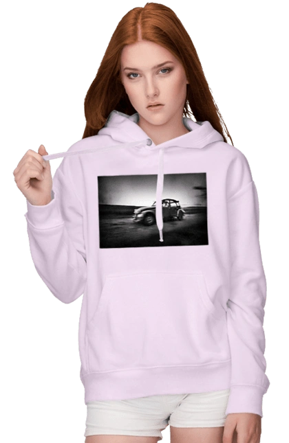 Retro car black and white