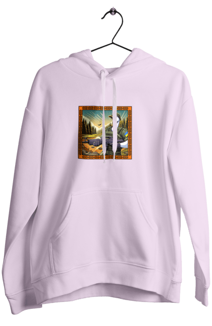 Жіноче худі з принтом "Гусячий десант". Біологічна зброя, бойові гуси, військовий гусак, гусячий десант, зброєні сили, прапор, символіка, україна. 2070702